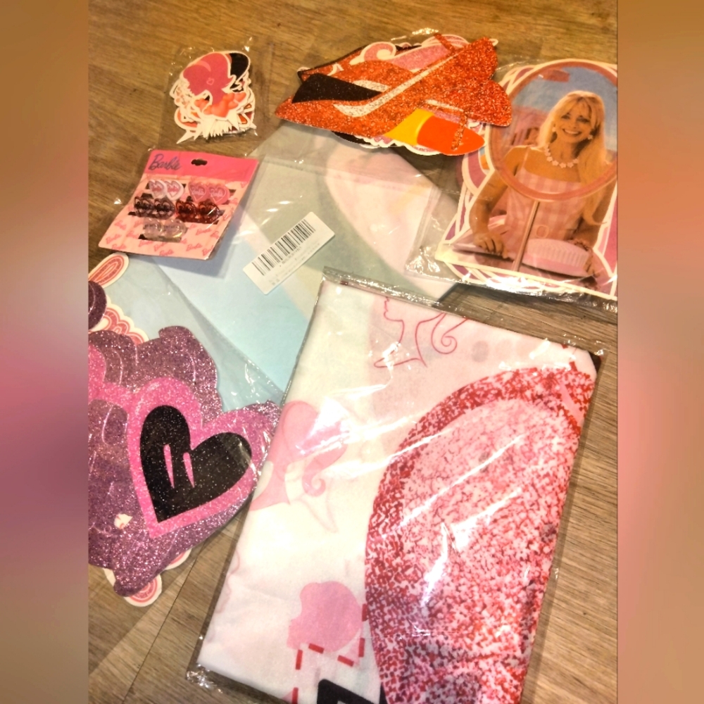 Barbie Movie Party Supplies NWT